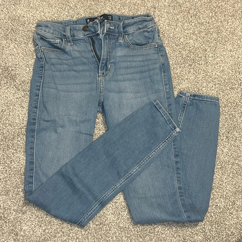 Hollister high rise super skinny jeans